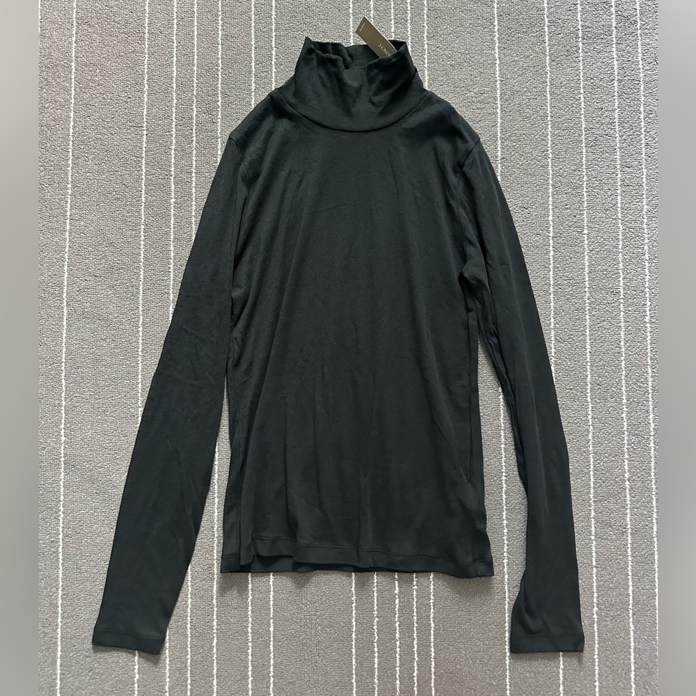 Jcrew Tissue Crepe Turtleneck